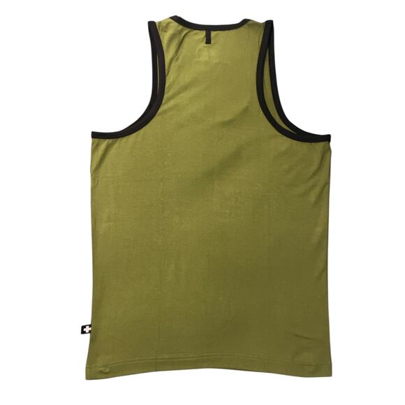 Andrew Christian Bespoke Bamboo Tank Top Olive Medium - Picture 2 of 8
